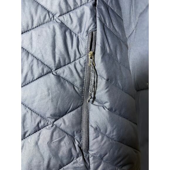 Columbia Heavenly Long Hooded Jacket Size L Navy Blue Great Condition - Picture 9 of 14